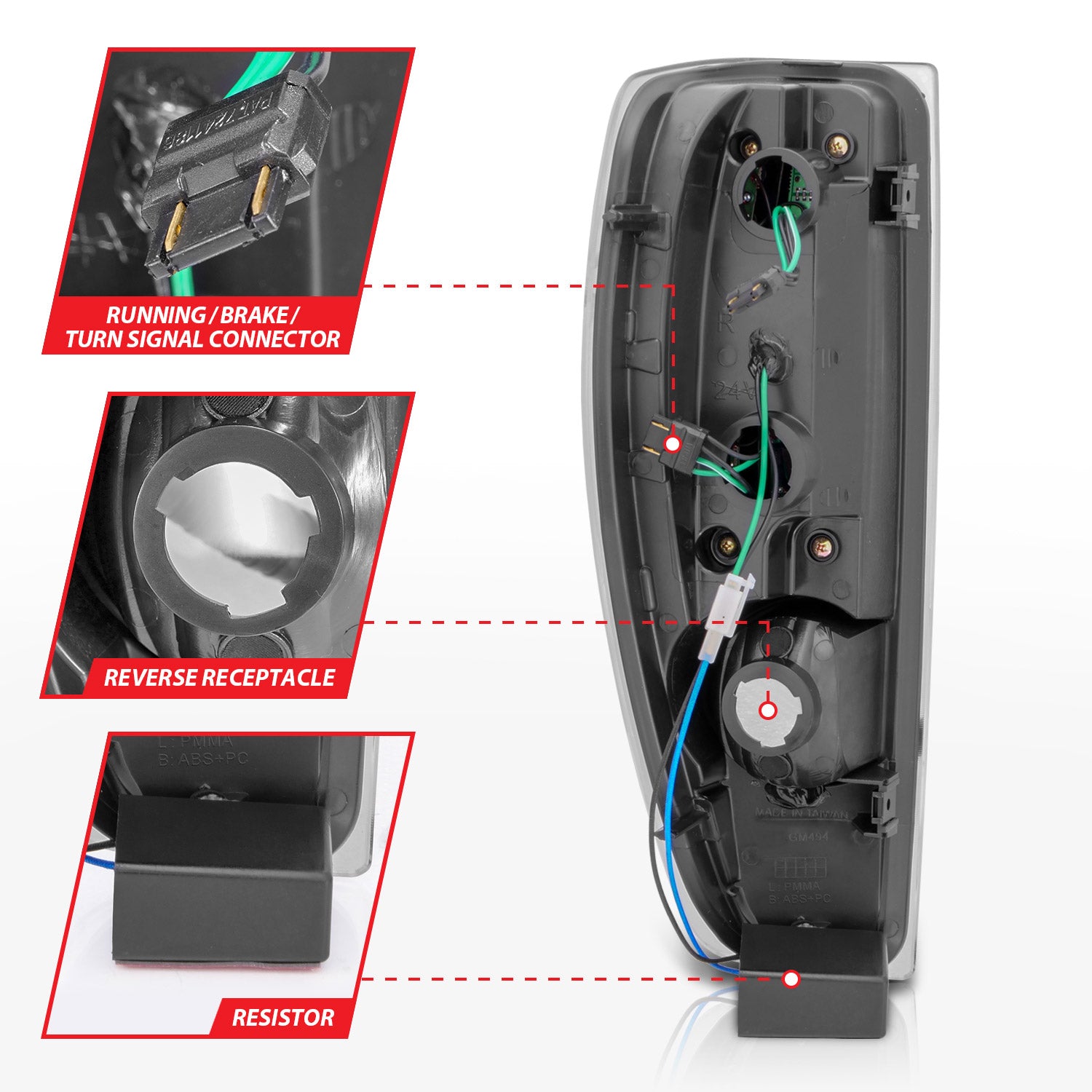ANZO USA 311385 - Tail Light Set