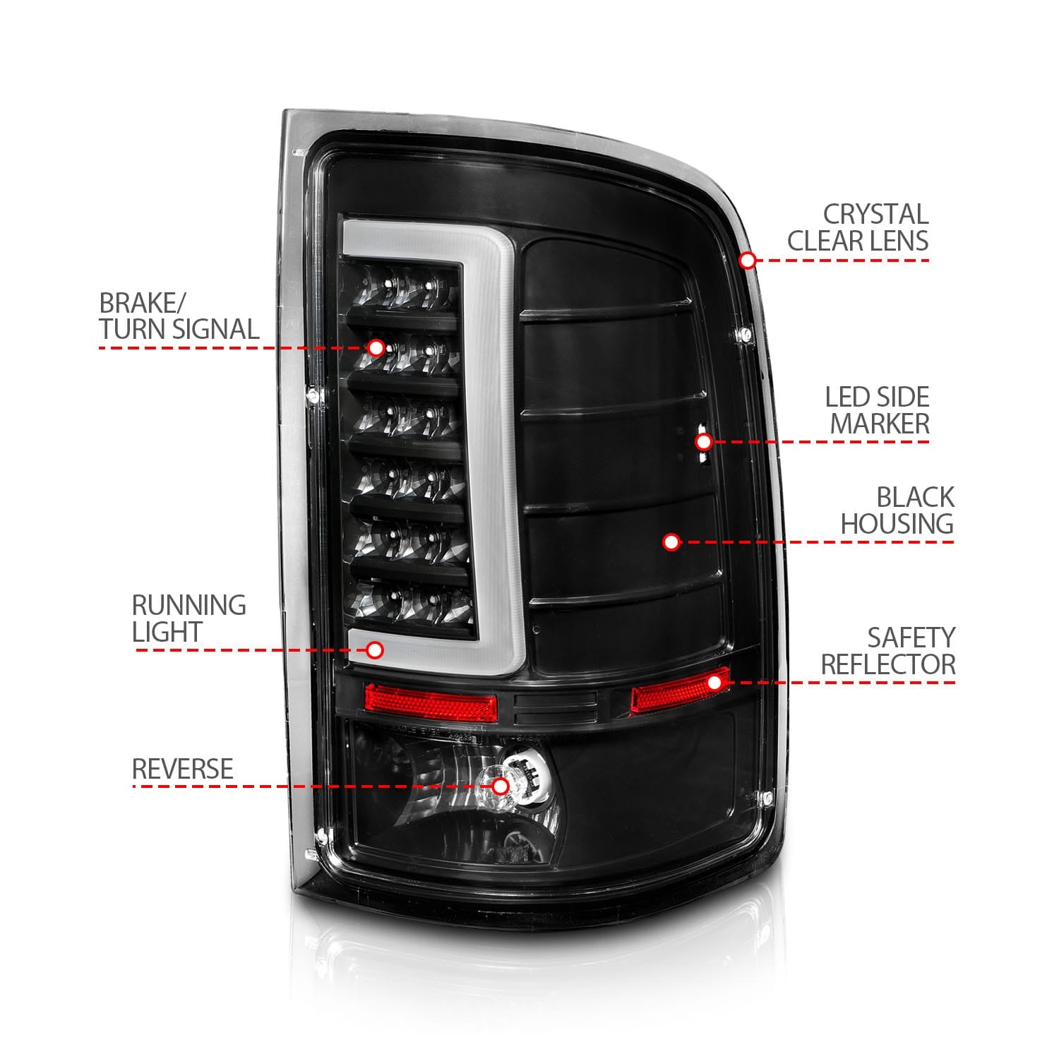 ANZO USA ANZO USA 311388 Tail Light Set