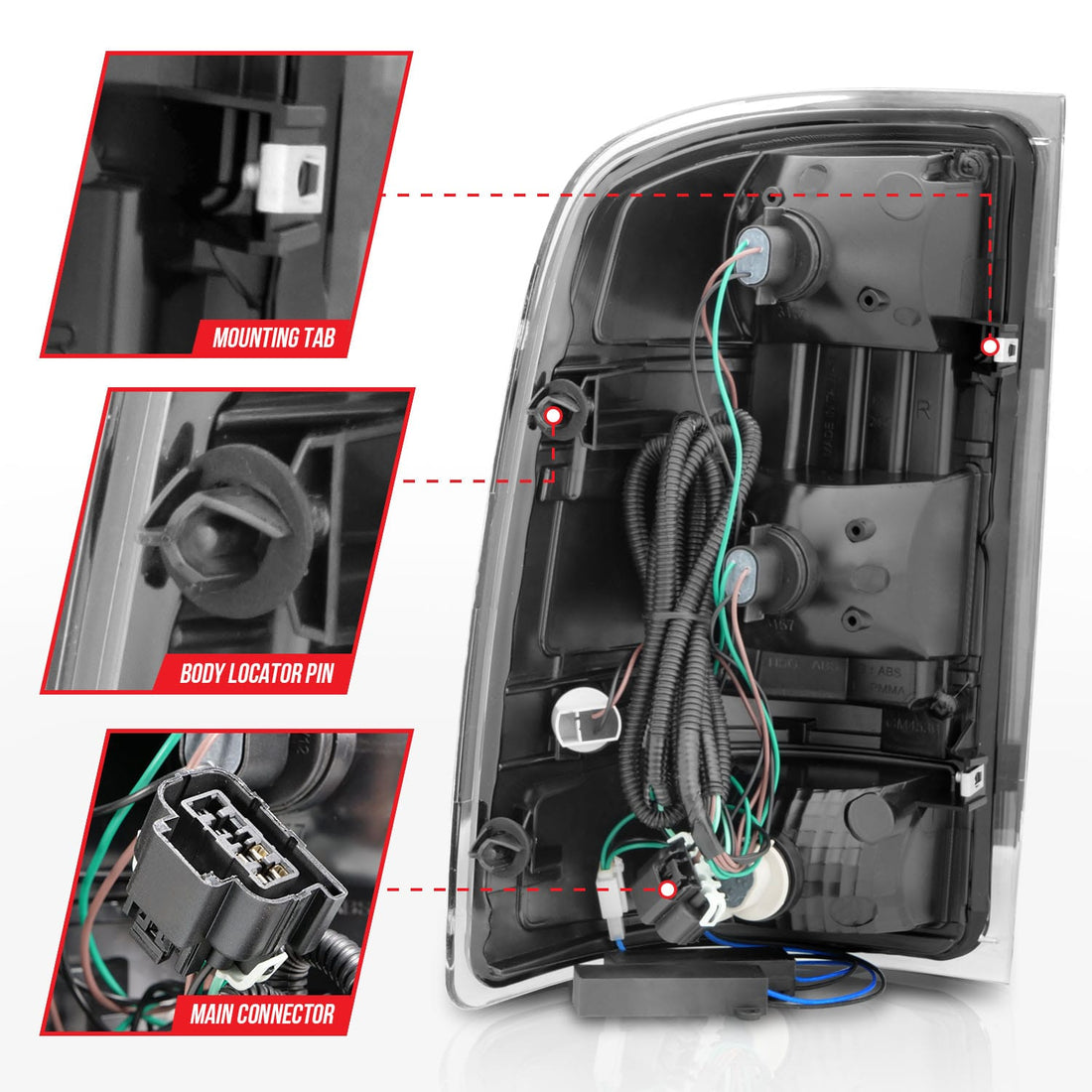 ANZO USA ANZO USA 311388 Tail Light Set