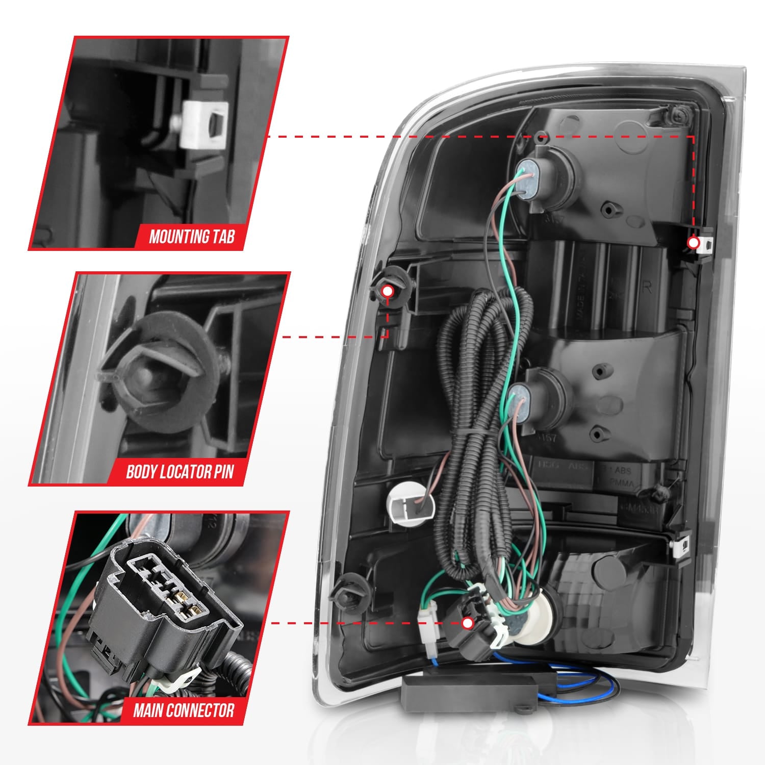 ANZO USA ANZO USA 311389 Tail Light Set