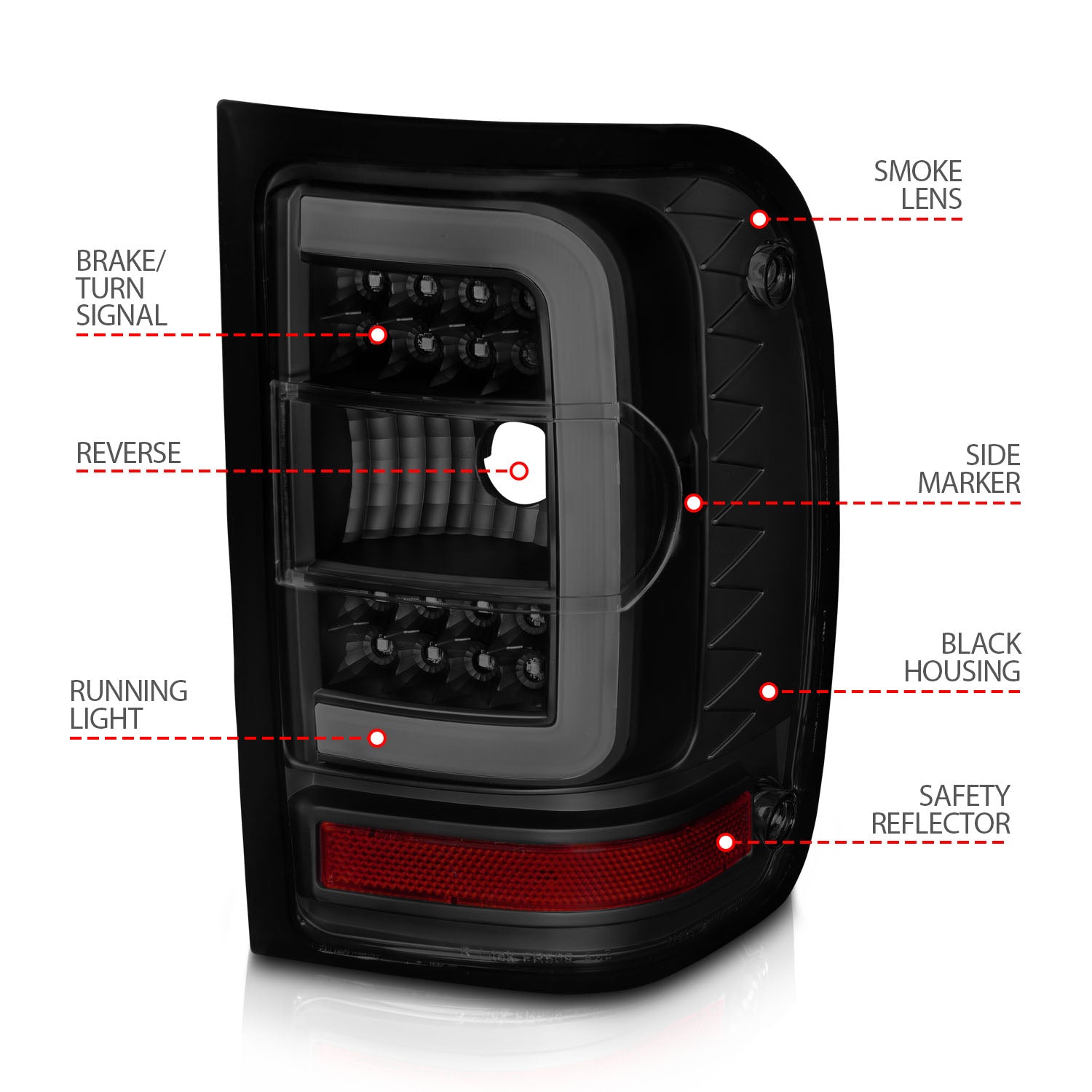 ANZO USA 311391 - Tail Light Set