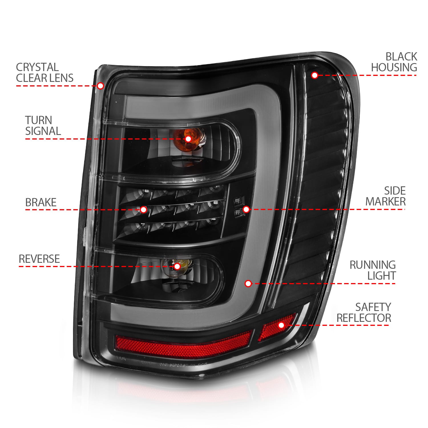 ANZO USA ANZO USA 311394 Tail Light Set
