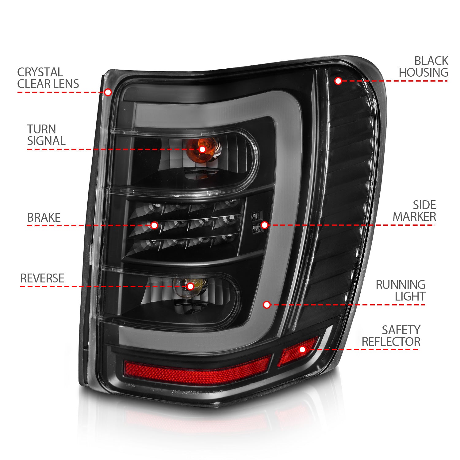 ANZO USA 311394 - Tail Light Set