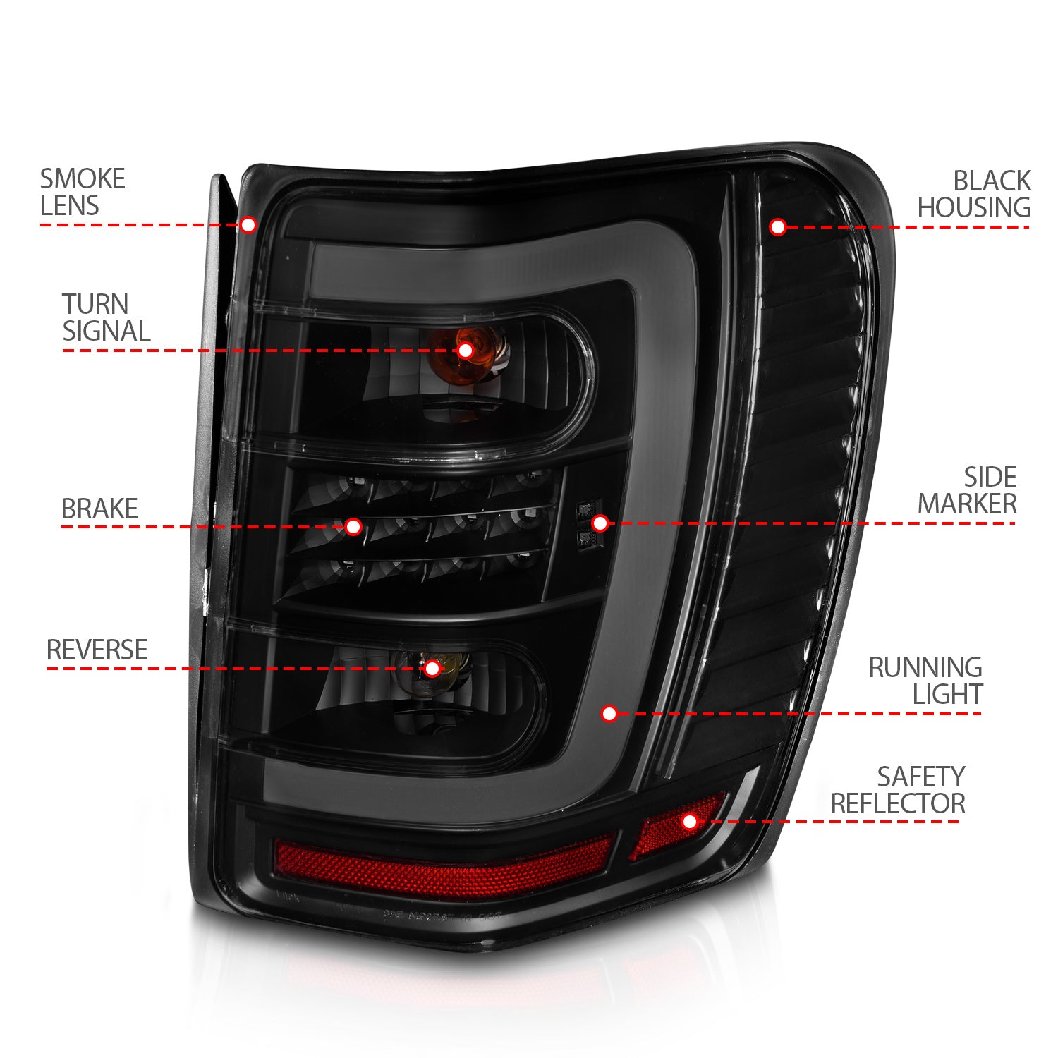 ANZO USA 311395 - Tail Light Set