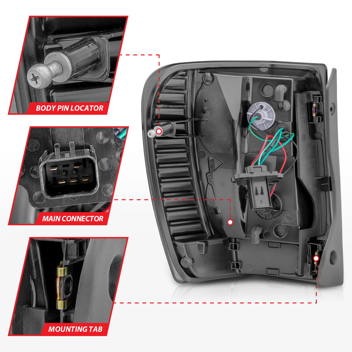 ANZO USA 311396 - Tail Light Set