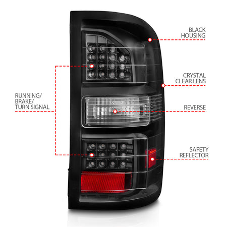 ANZO USA 311397 - Tail Light Set