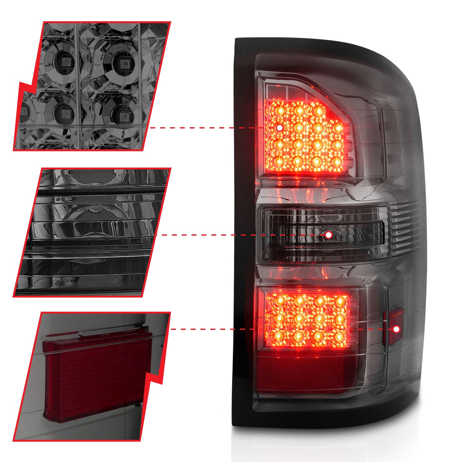 ANZO USA 311398 - Tail Light Set