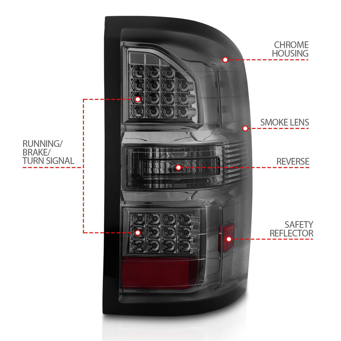ANZO USA ANZO USA 311398 Tail Light Set