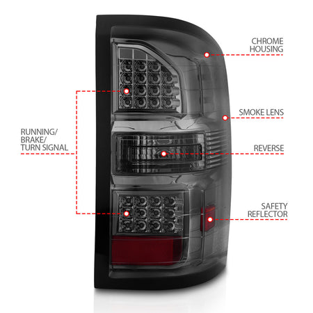 ANZO USA 311398 - Tail Light Set