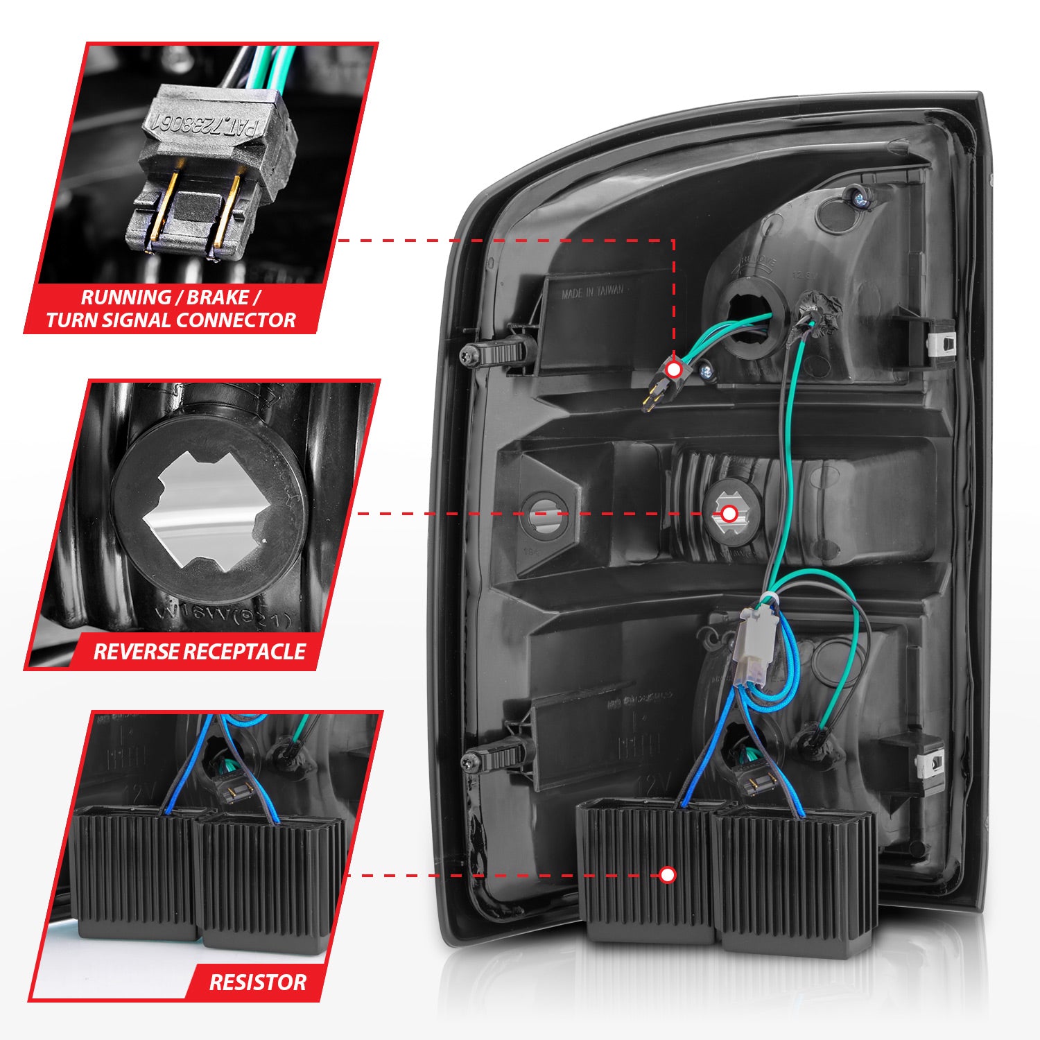 ANZO USA 311398 - Tail Light Set
