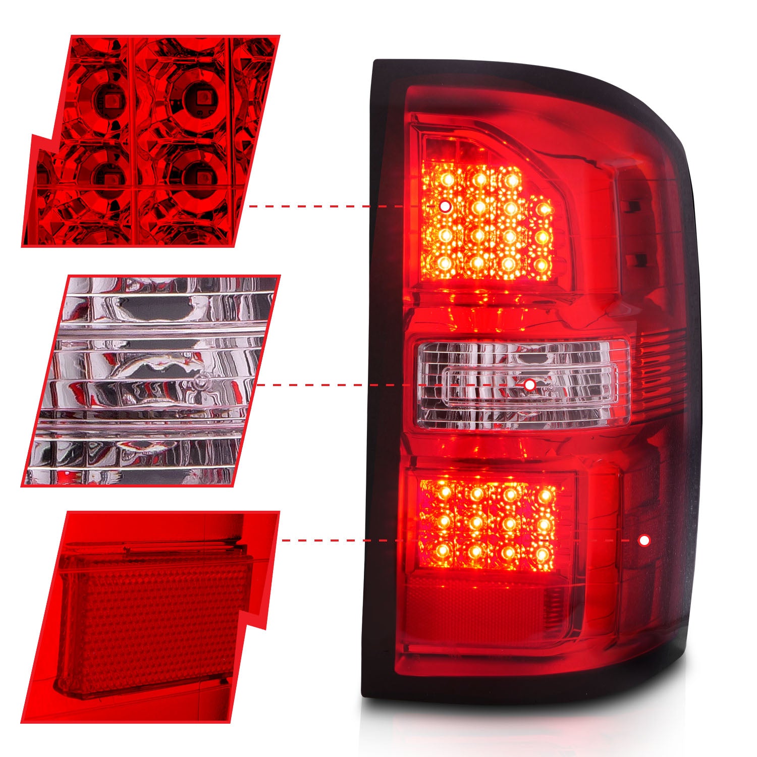 ANZO USA 311399 - Tail Light Set