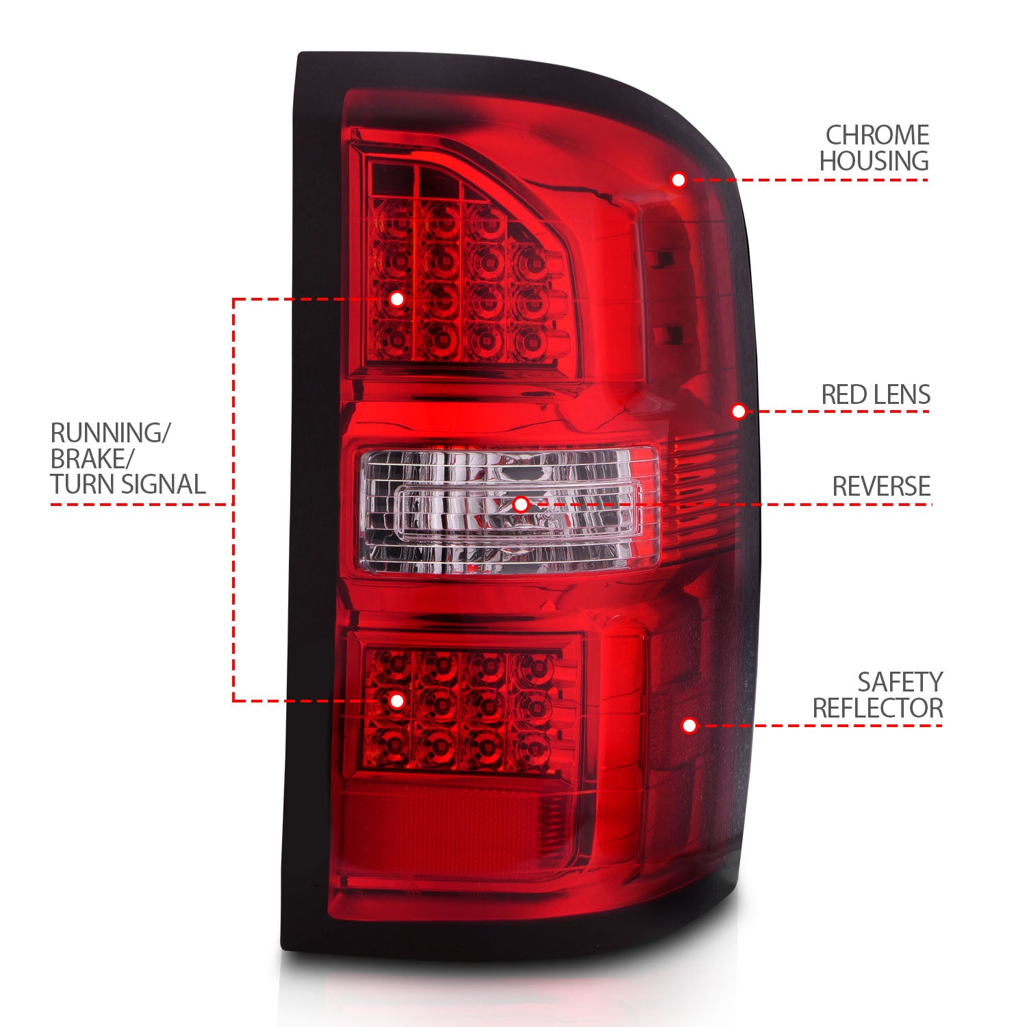 ANZO USA 311399 - Tail Light Set