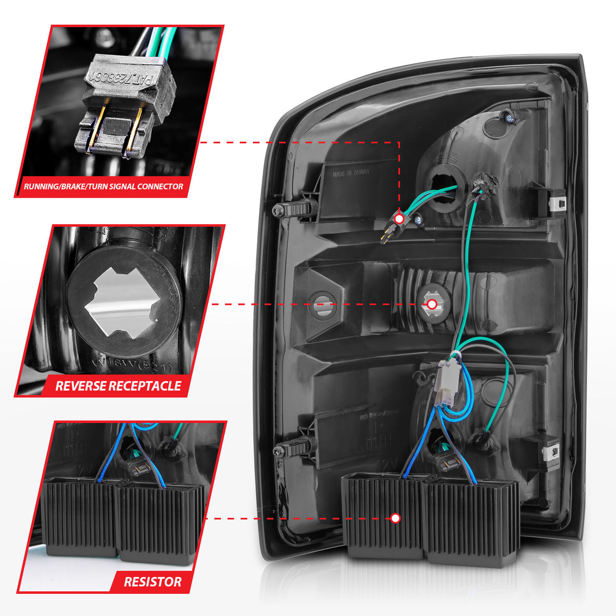 ANZO USA 311399 - Tail Light Set