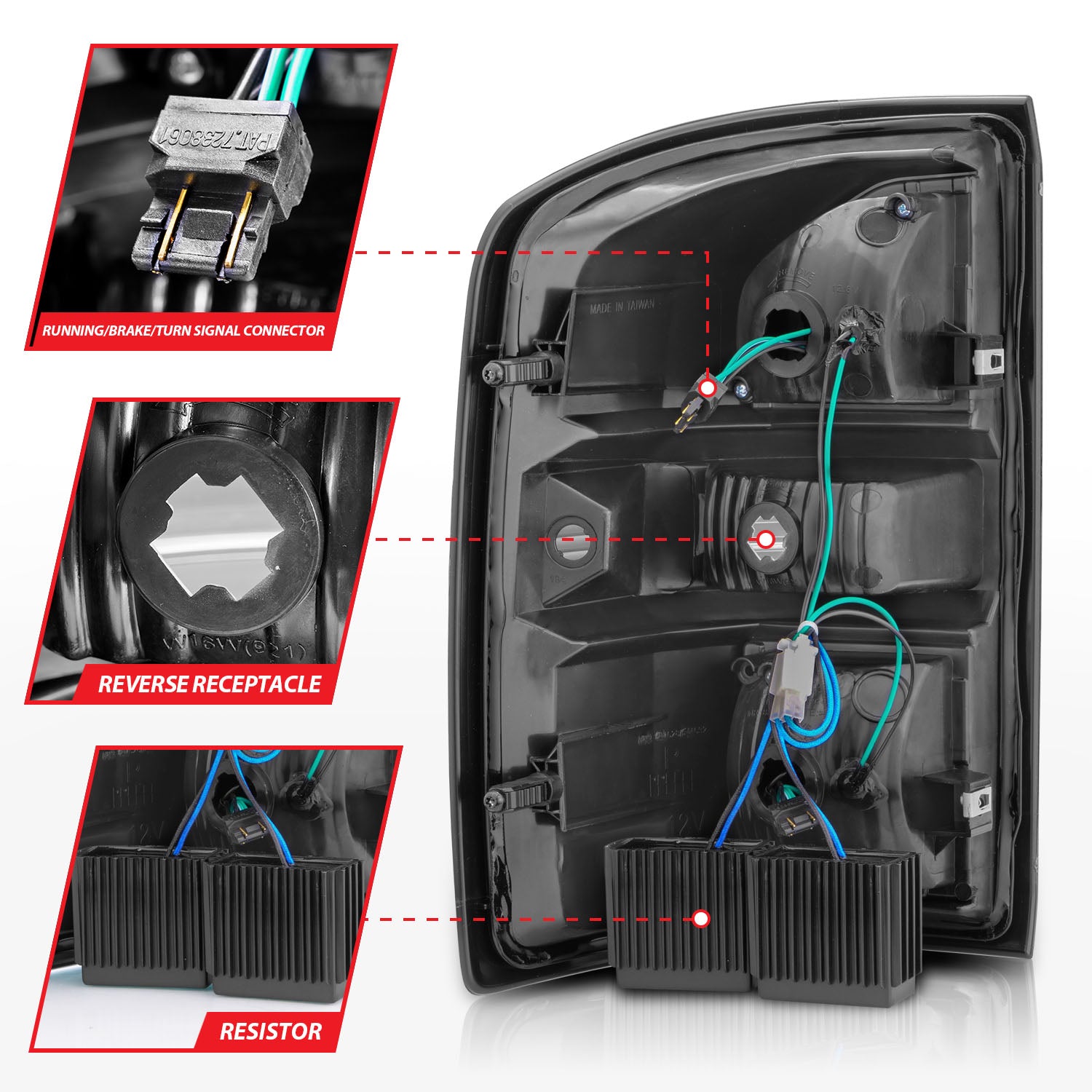 ANZO USA 311399 - Tail Light Set