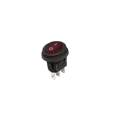 KC HiLiTES 3113 - KC Switch Illuminated LED Rocker 2-Position Round Red 2