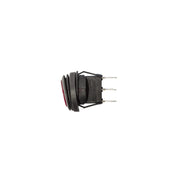 KC HiLiTES 3113 - KC Switch Illuminated LED Rocker 2-Position Round Red 5