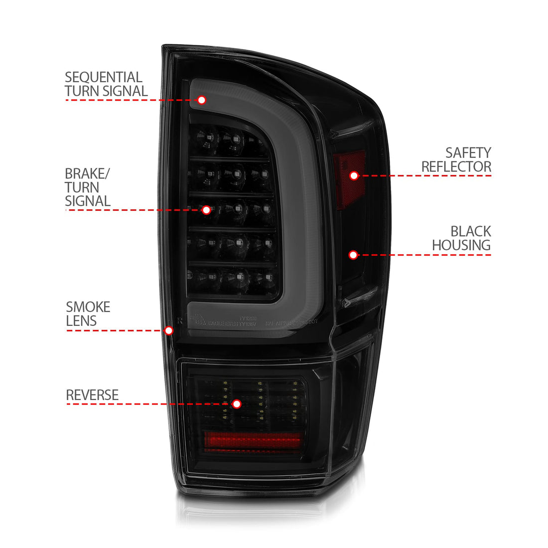 ANZO USA ANZO USA 311401 Tail Light Set