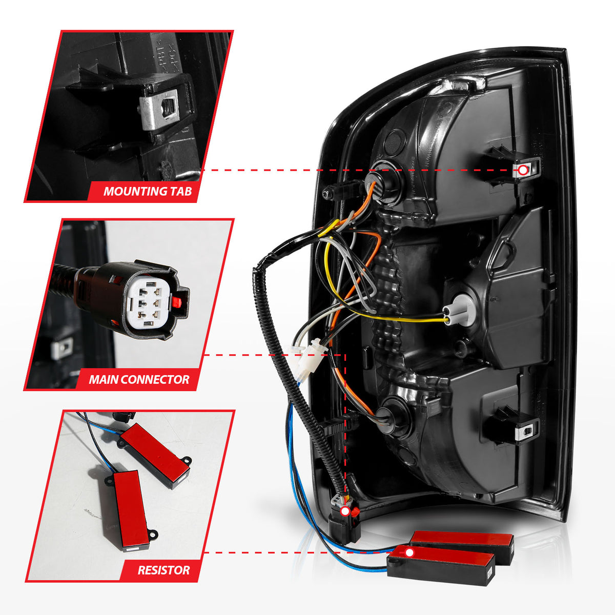 ANZO USA 311405 - Tail Light Set