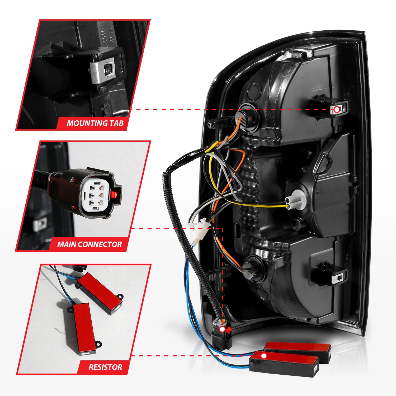 ANZO USA 311405 - Tail Light Set