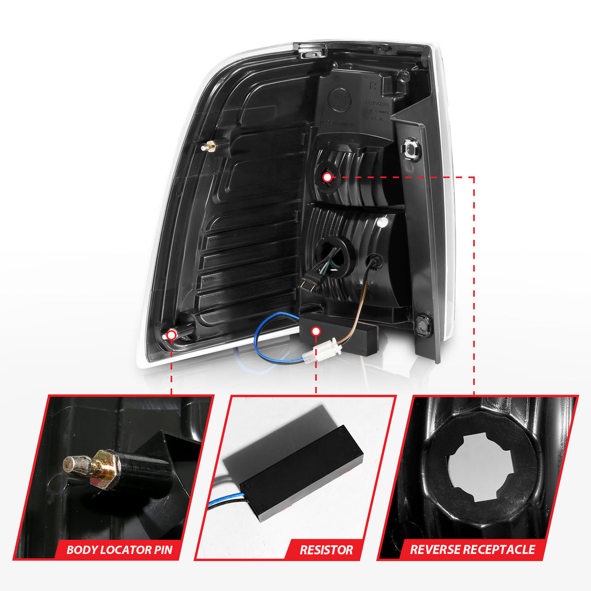 ANZO USA 311408 - Tail Light Set