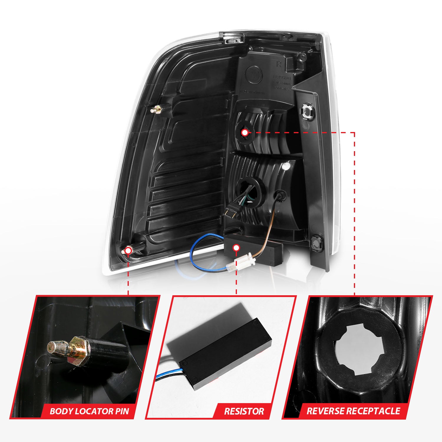 ANZO USA 311408 - Tail Light Set