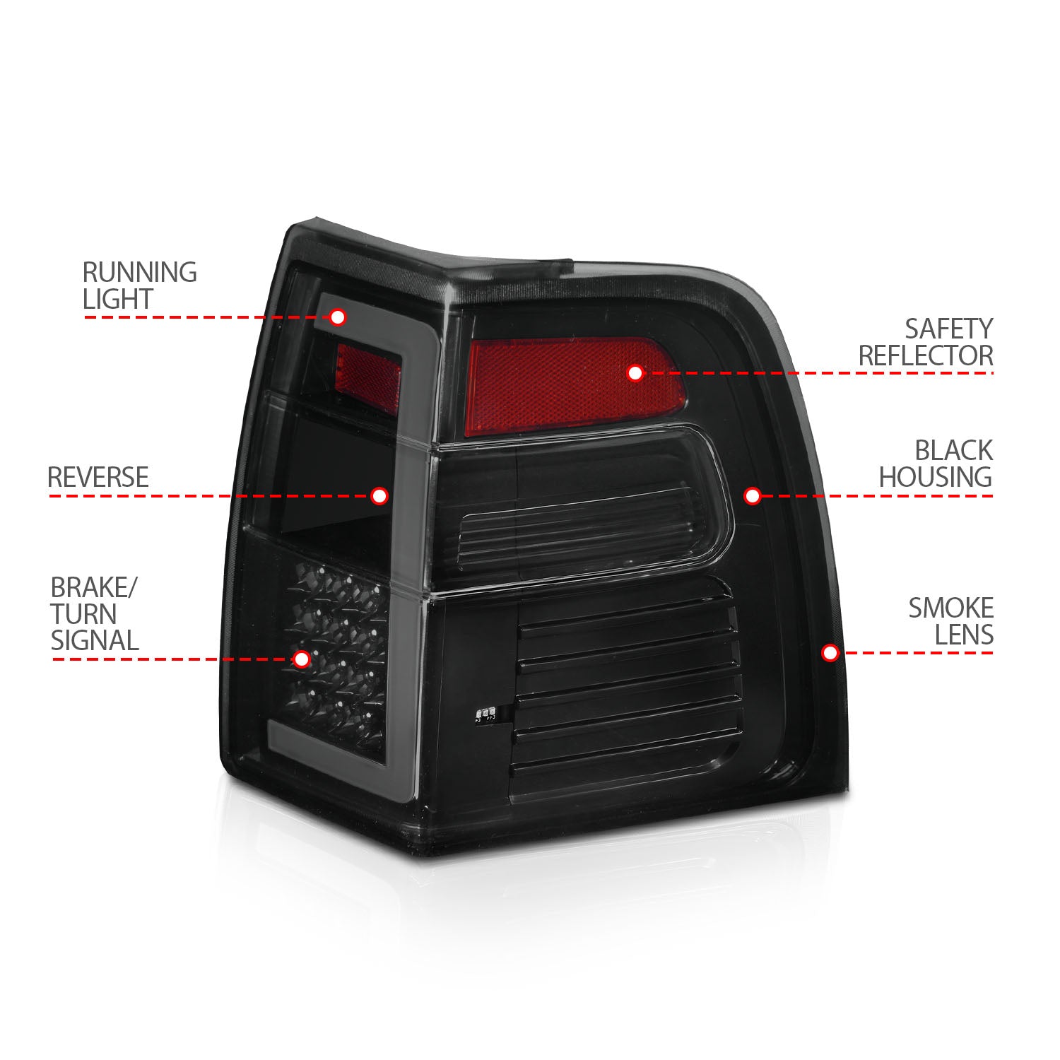 ANZO USA 311409 - Tail Light Set