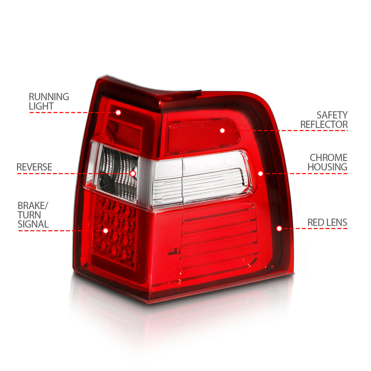 ANZO USA 311410 - Tail Light Set