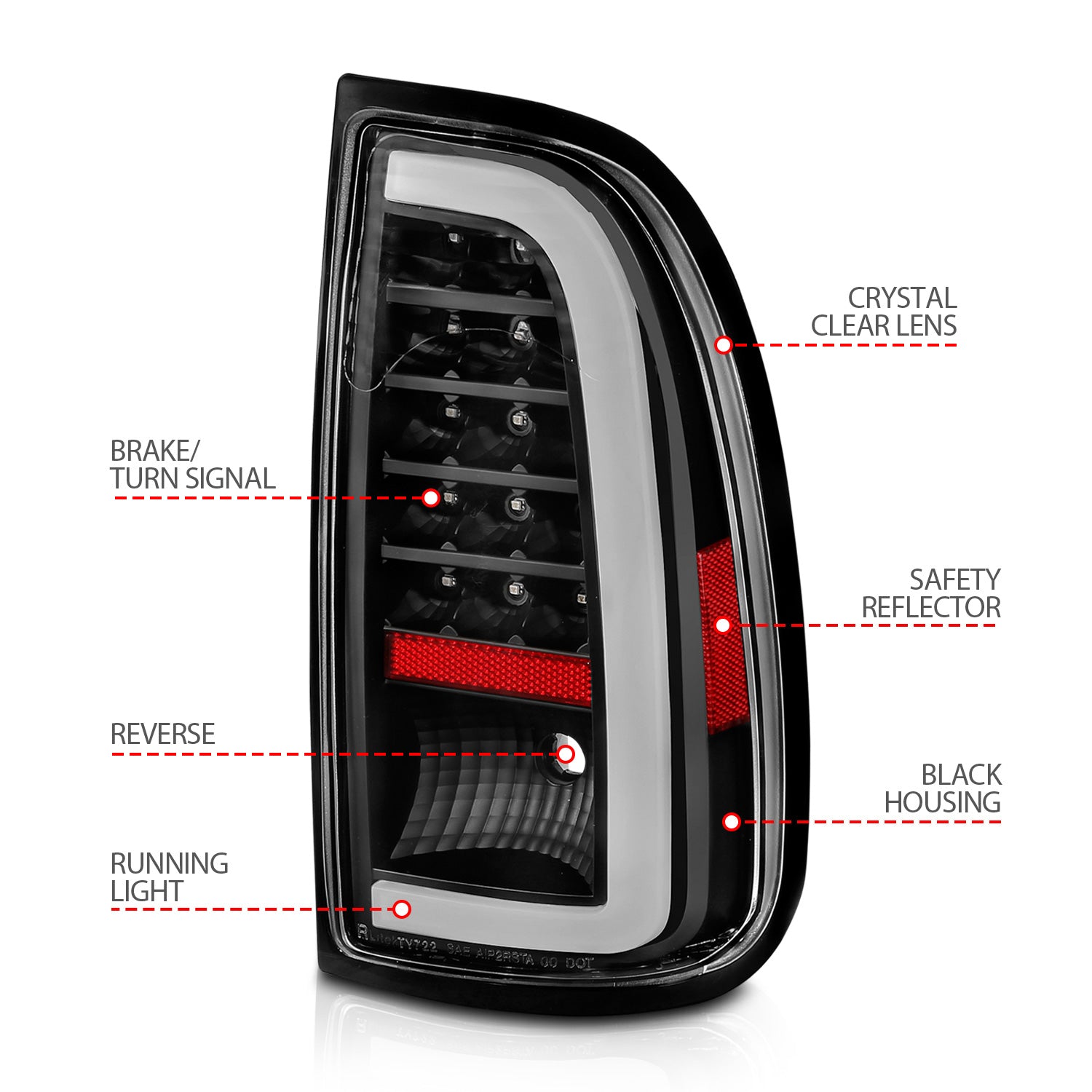 ANZO USA 311411 - Tail Light Set