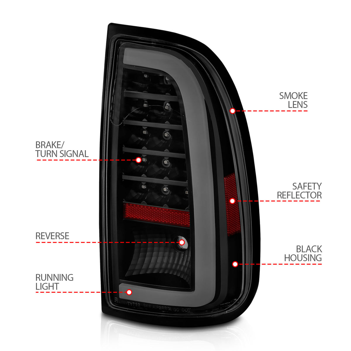 ANZO USA 311412 - Tail Light Set