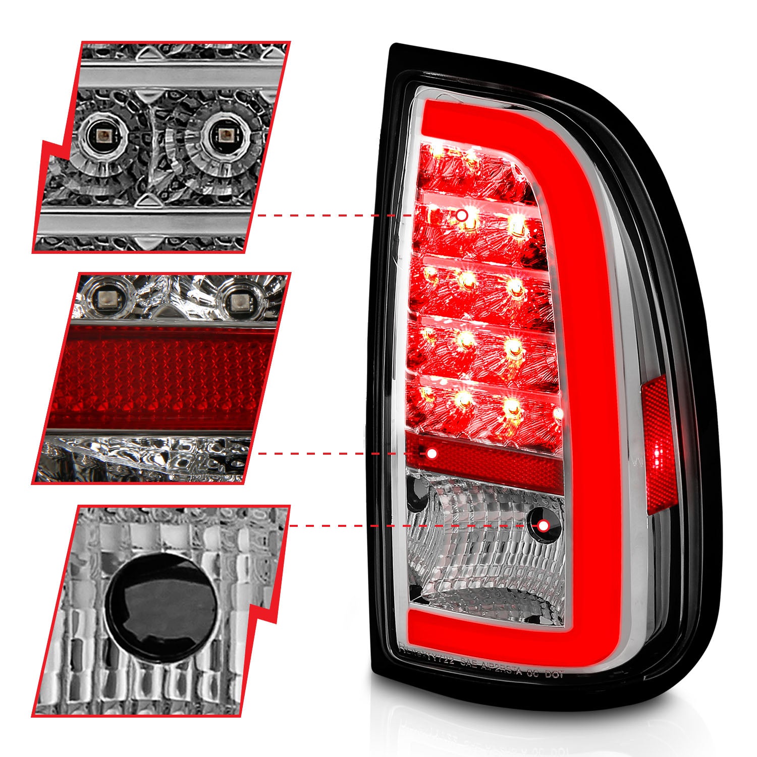 ANZO USA 311413 - Tail Light Set