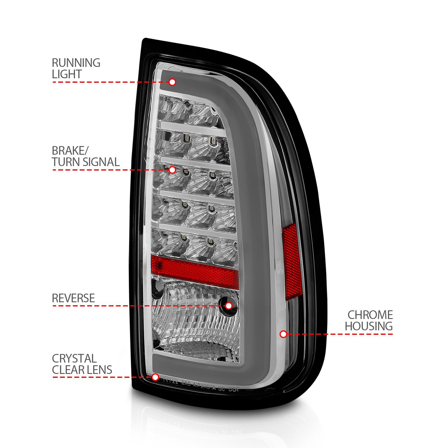 ANZO USA 311413 - Tail Light Set