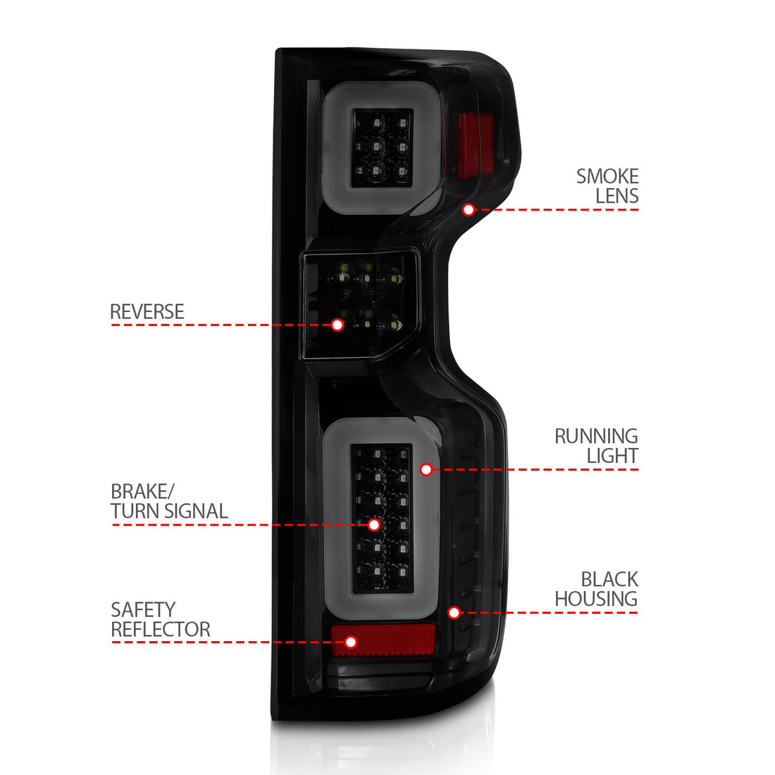 ANZO USA ANZO USA 311418 Tail Light Set