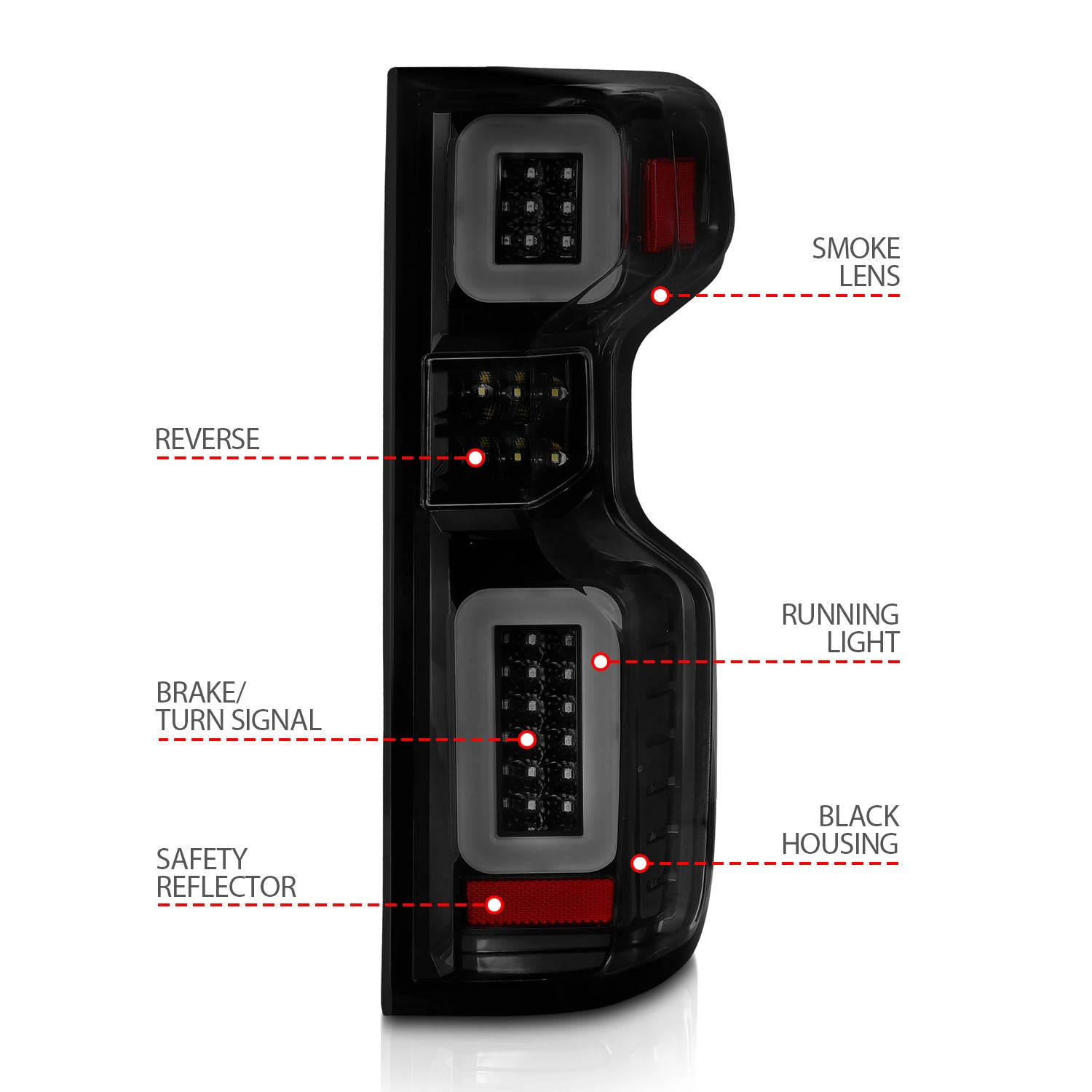ANZO USA 311418 - Tail Light Set