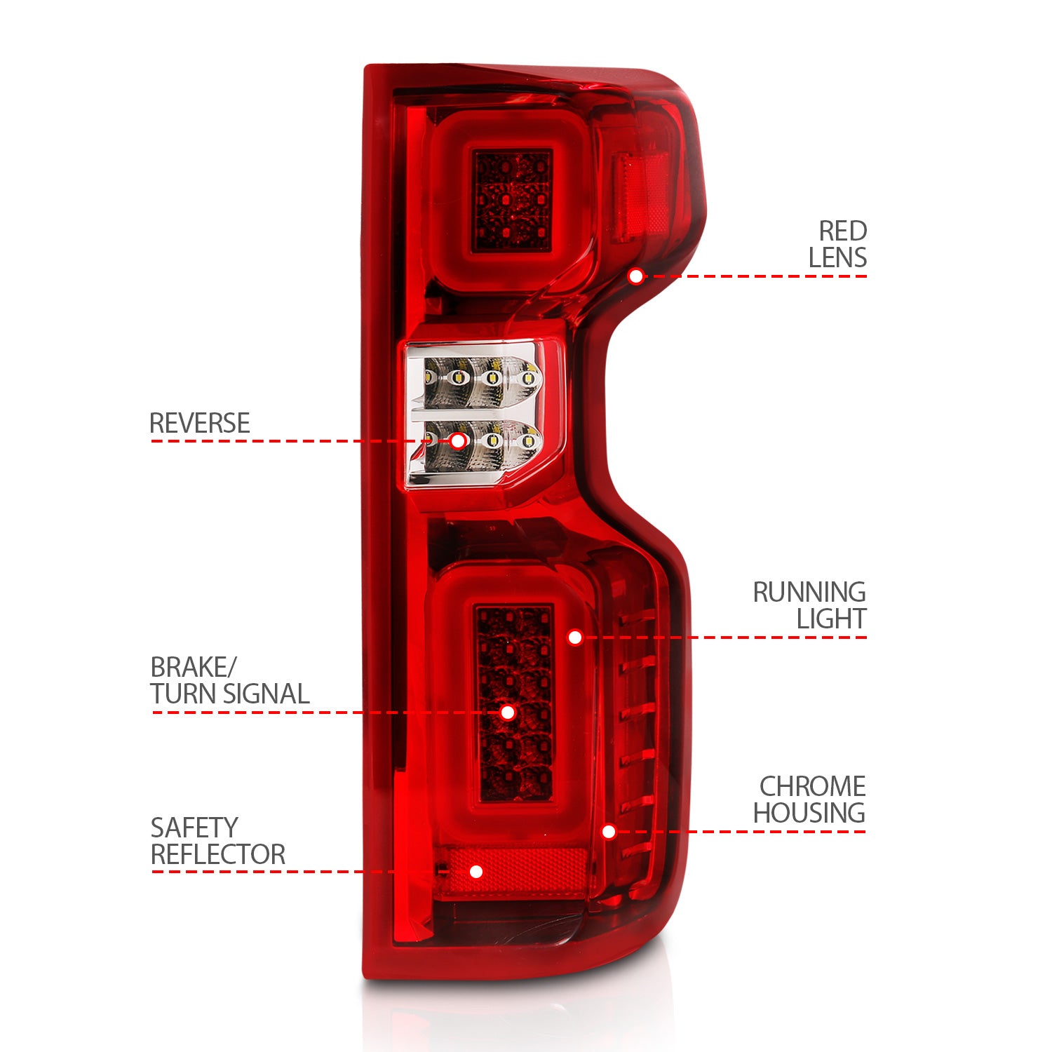 ANZO USA 311419 - Tail Light Set
