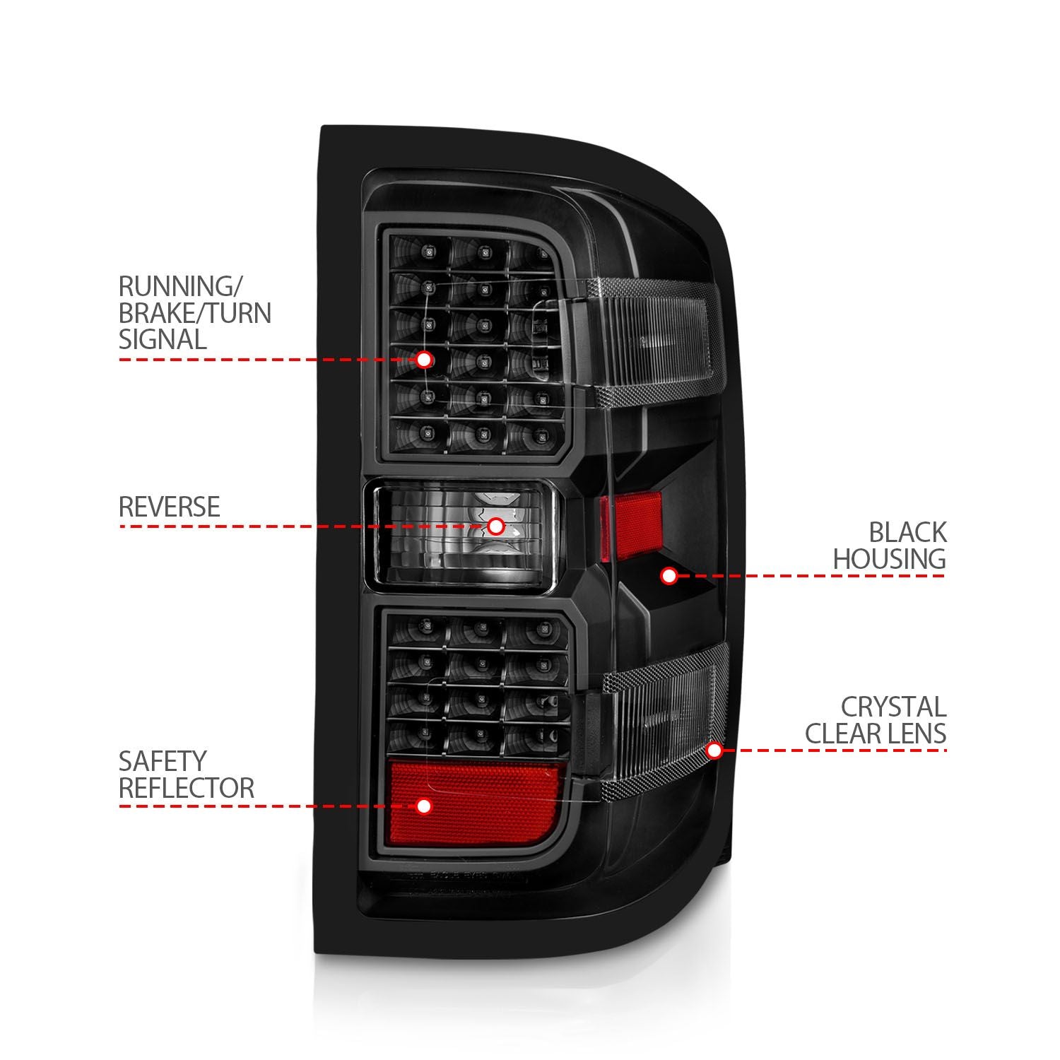 ANZO USA 311423 - Tail Light Set