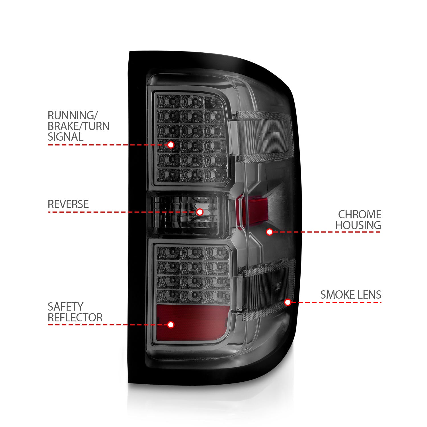 ANZO USA 311424 - Tail Light Set