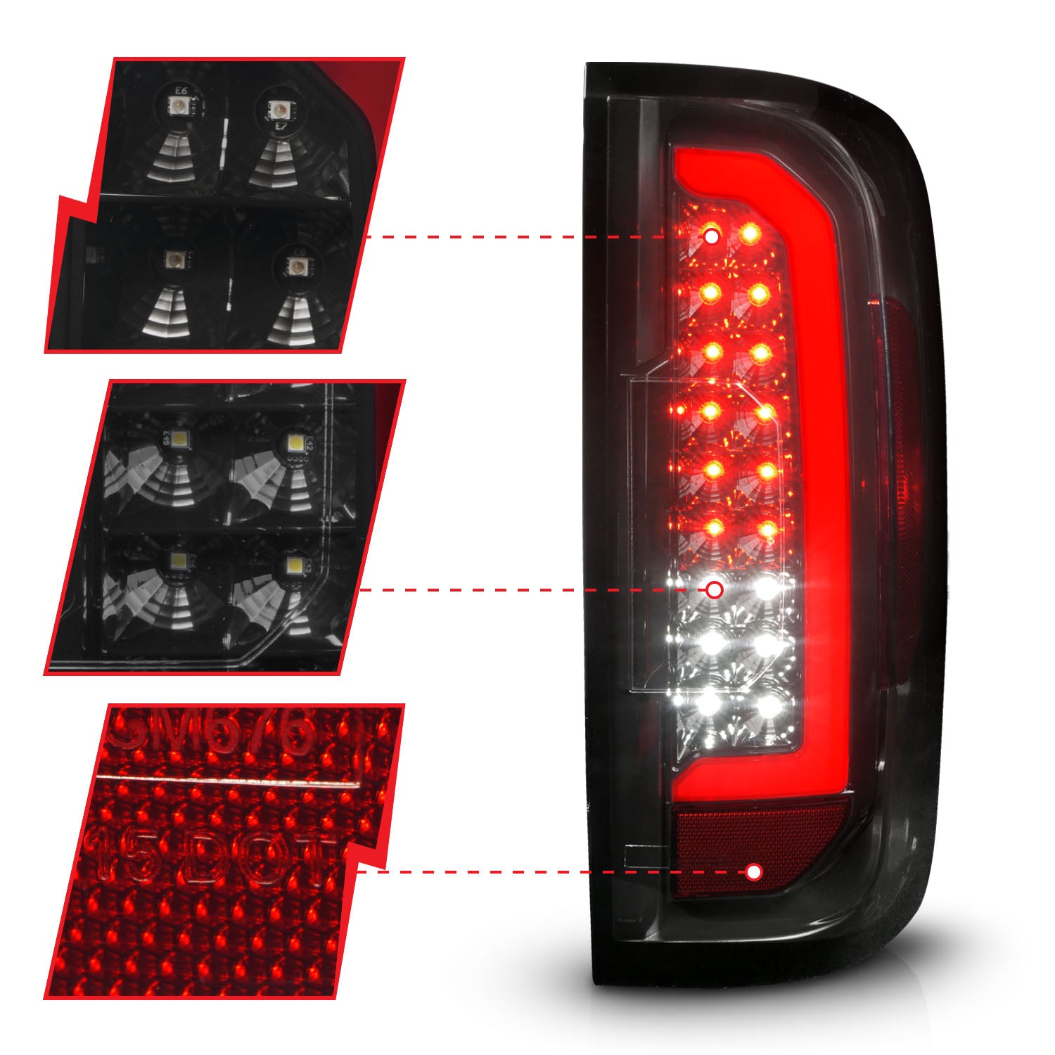 ANZO USA 311433 - Tail Light Set