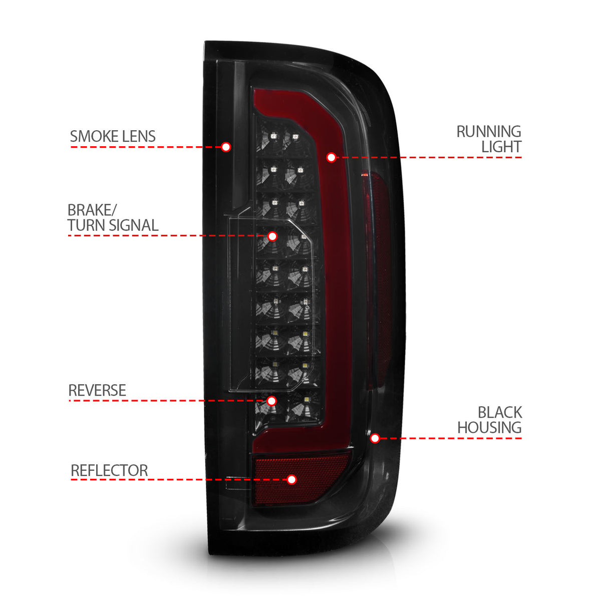 ANZO USA 311433 - Tail Light Set