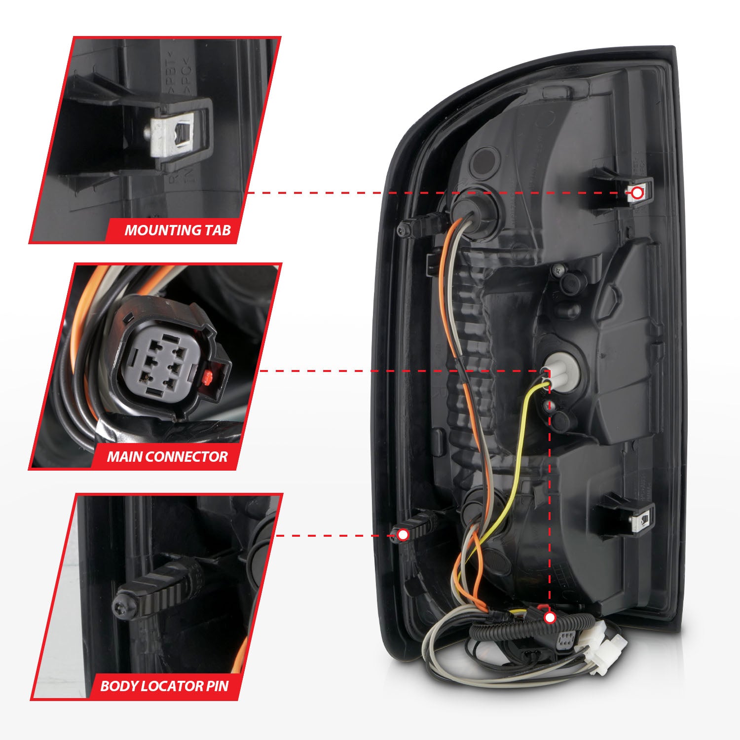 ANZO USA 311433 - Tail Light Set