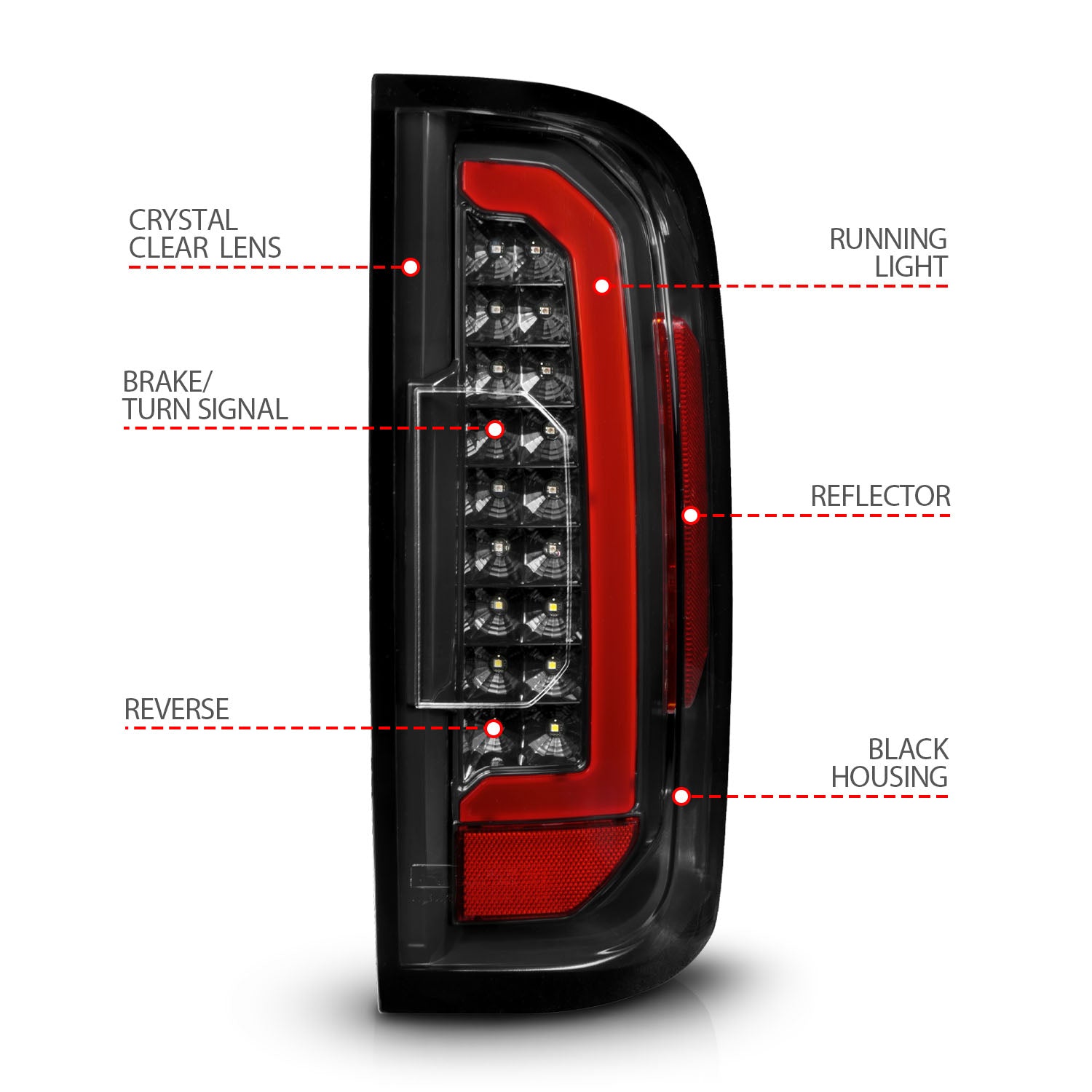 ANZO USA 311434 - Tail Light Set