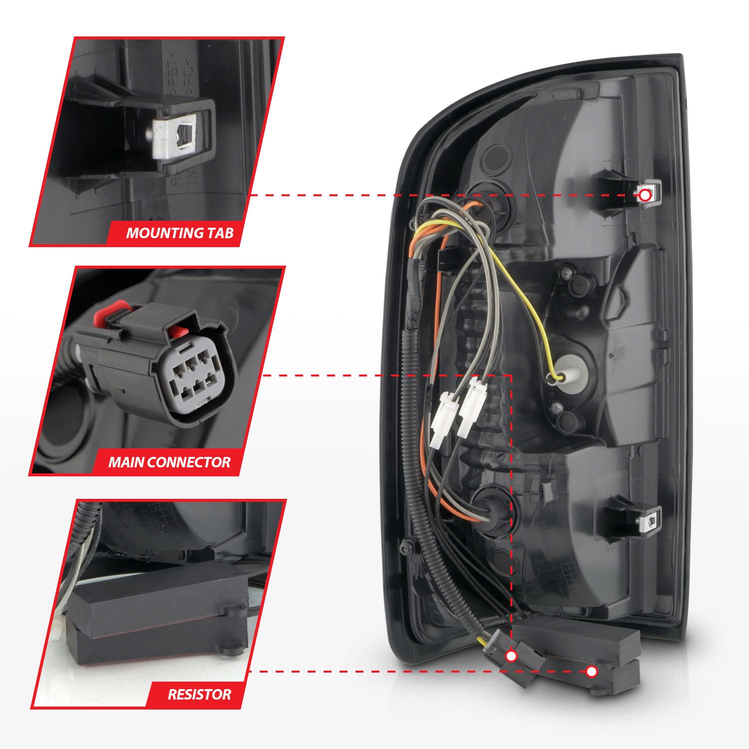 ANZO USA 311434 - Tail Light Set