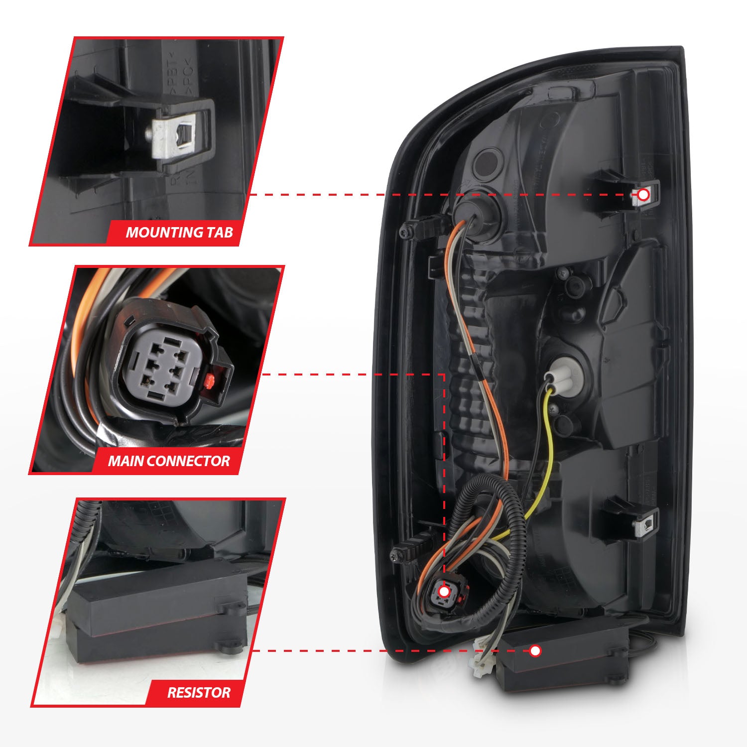 ANZO USA 311435 - Tail Light Set