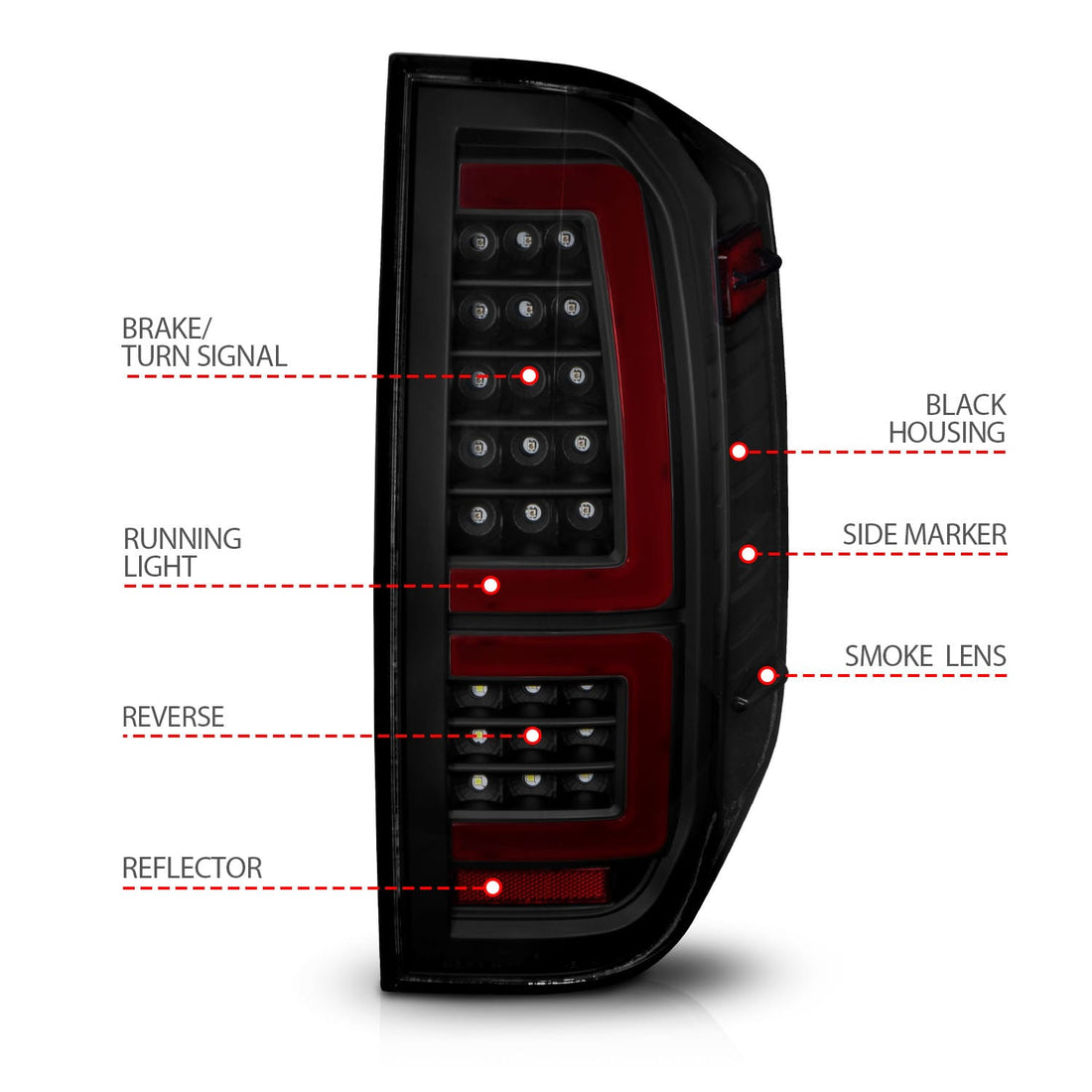 ANZO USA ANZO USA 311437 Tail Light Set