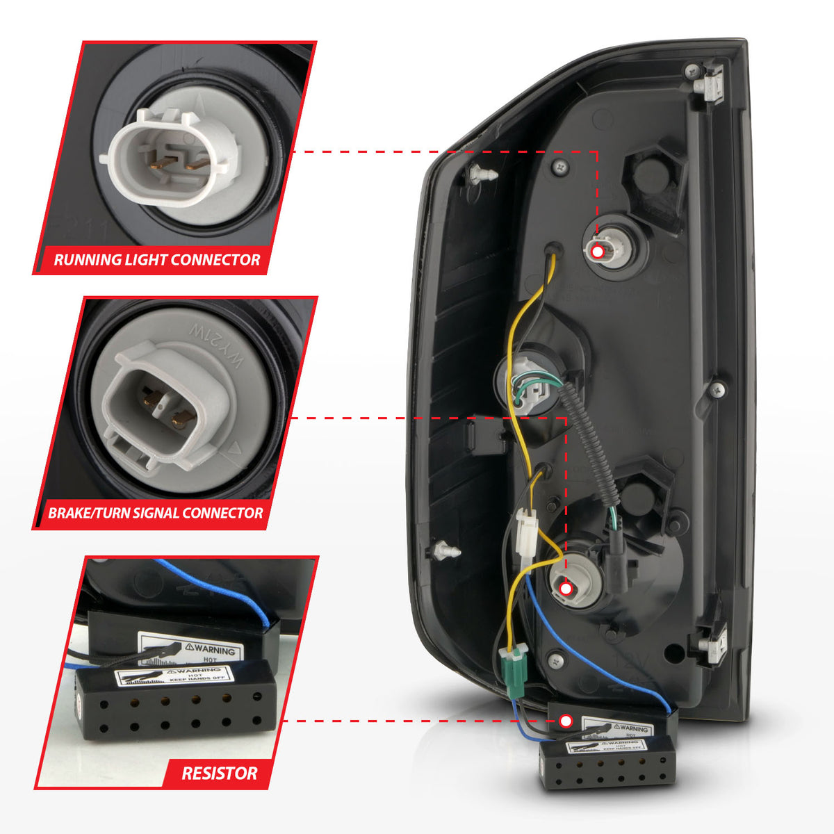 ANZO USA 311437 - Tail Light Set
