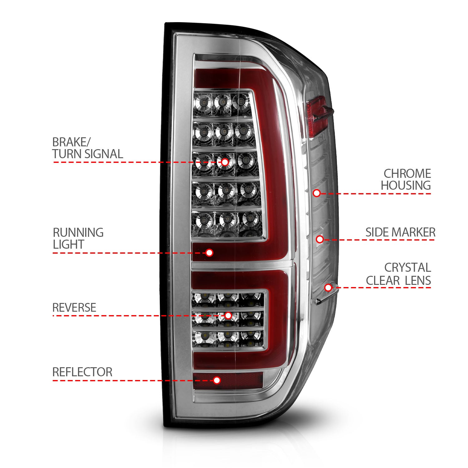 ANZO USA 311438 - Tail Light Set