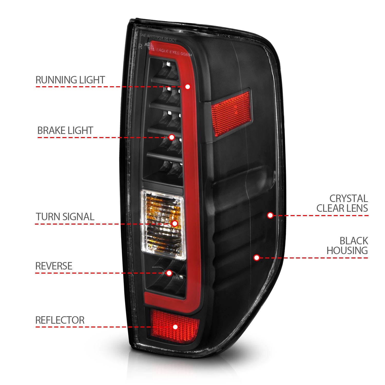 ANZO USA 311443 - Tail Light Set