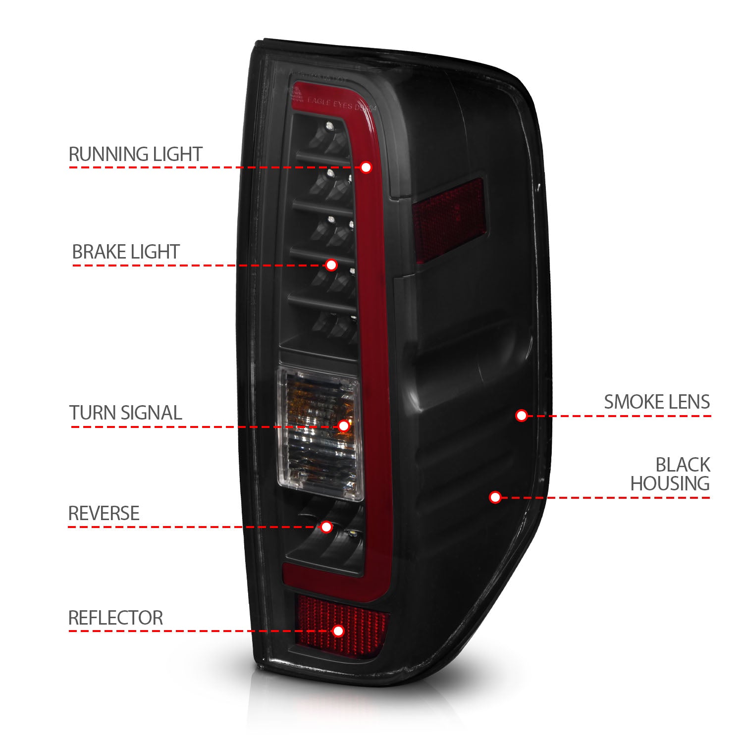 ANZO USA 311444 - Tail Light Set