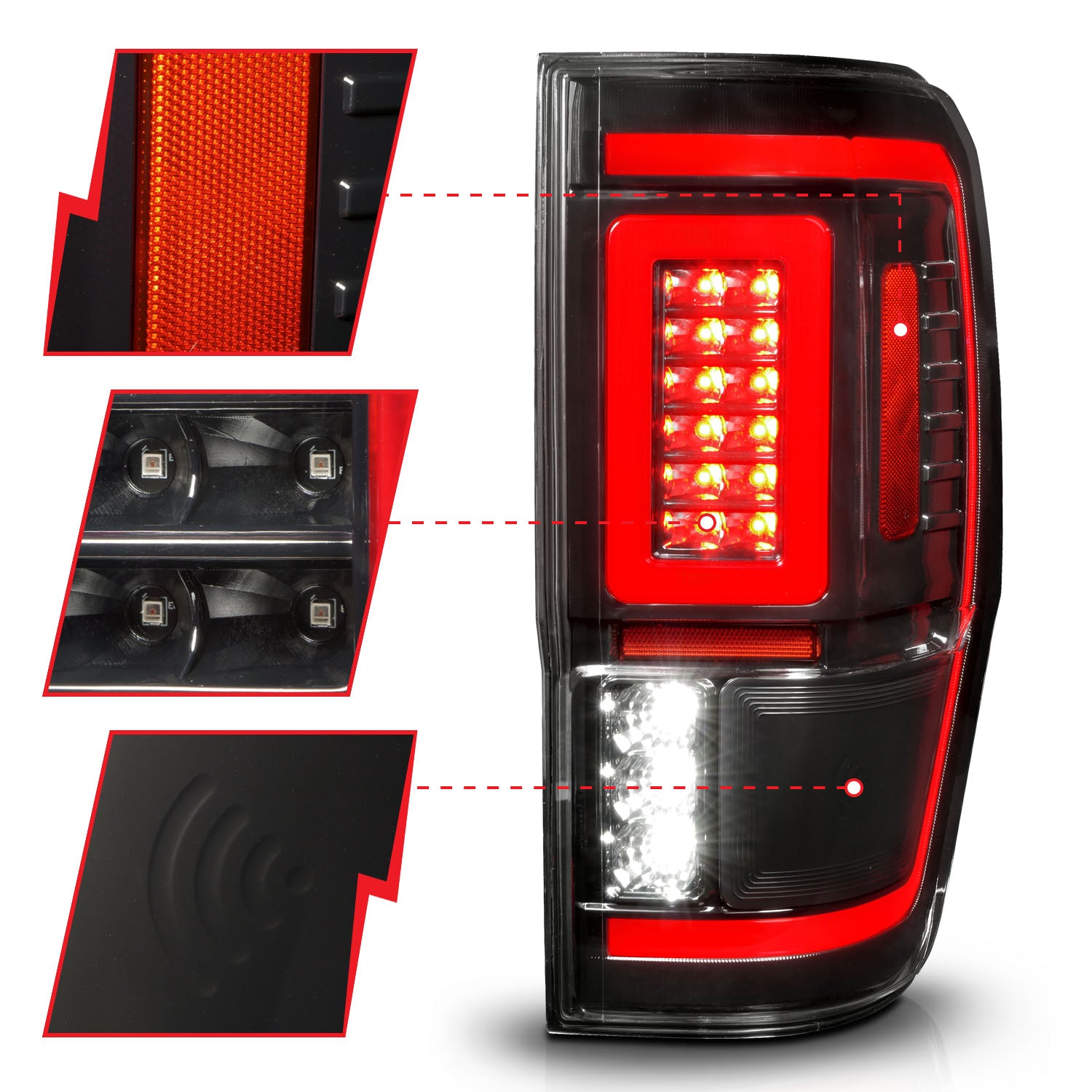 ANZO USA 311446 - Tail Light Set