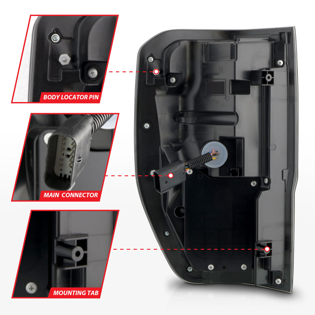 ANZO USA 311446 - Tail Light Set