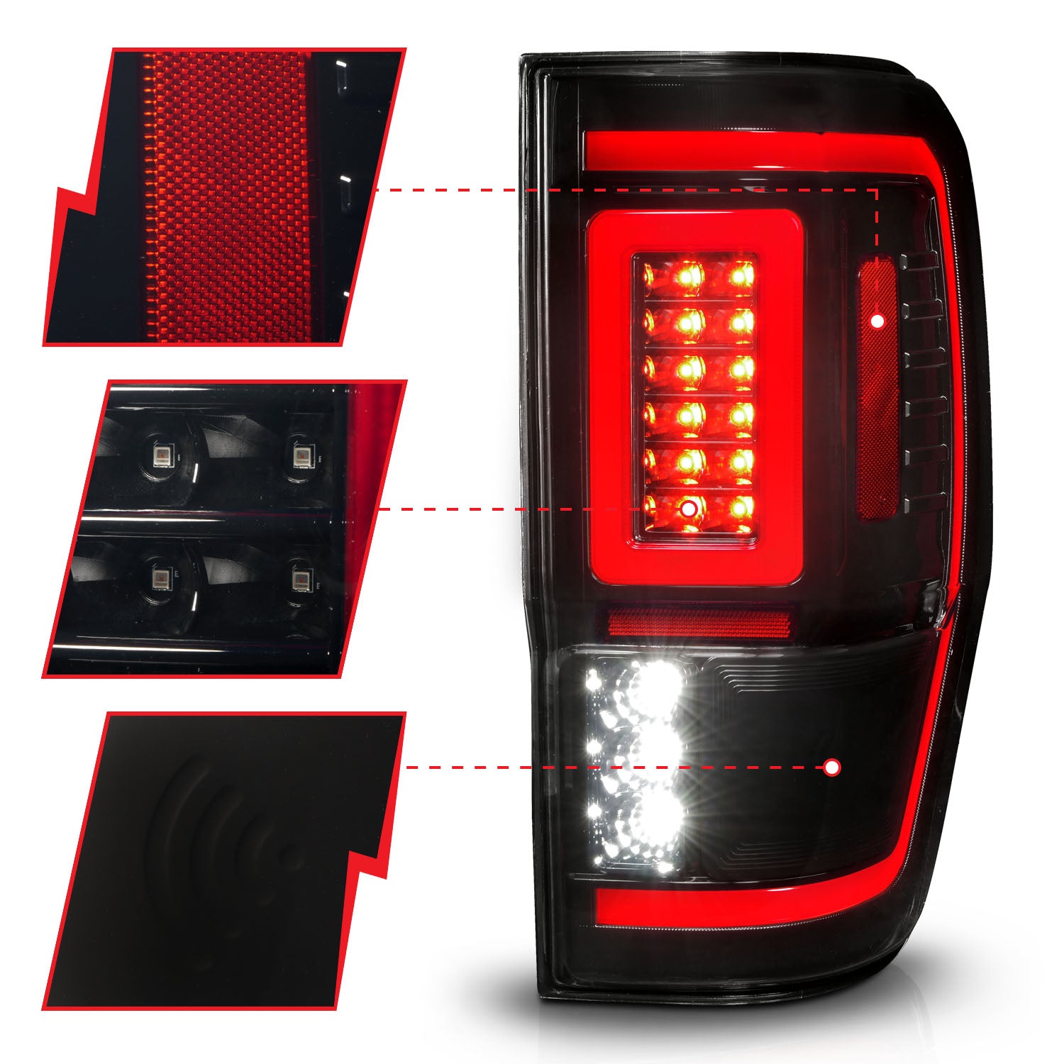 ANZO USA 311447 - Tail Light Set
